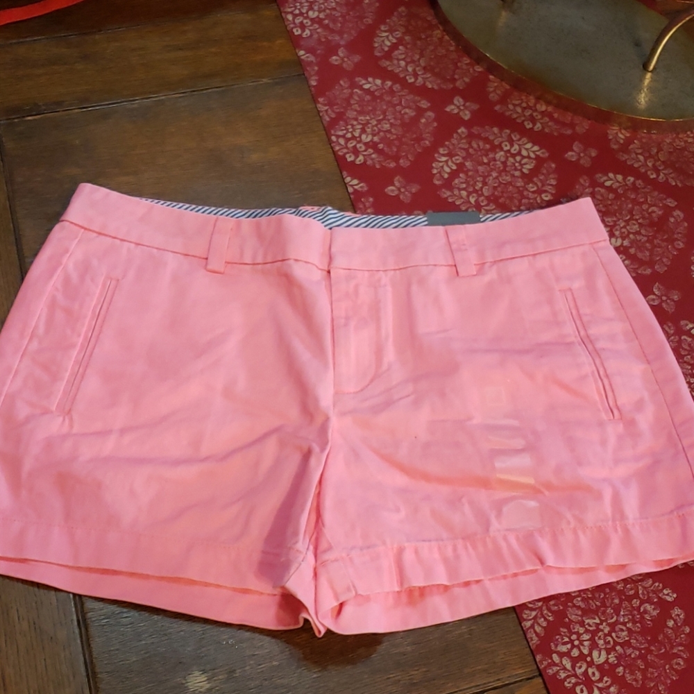 NWT Neon pink cotton shorts